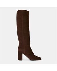 Prada - Classic Modern Knee High Boots - Lyst