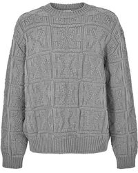 Off-White c/o Virgil Abloh - Stitch Crew Neck Jumper - Lyst