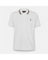 Vivienne Westwood - Viv Tip Short Sleeve Polo Shirt - Lyst