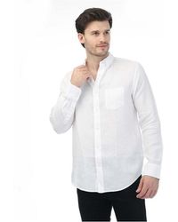 GANT - Reg Linen Shirt S Oxford - Lyst