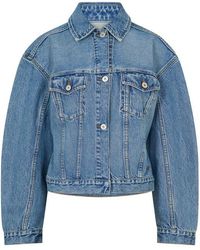 Jacquemus - Jacquard Denim Jacket - Lyst