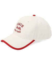 COACH - Horse And Carriage Embroidered Cotton Baseball Cap - Lyst