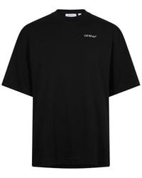 Off-White c/o Virgil Abloh - Half Arrow Oversized T-Shirt - Lyst