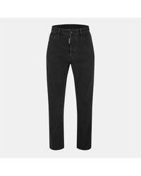 DSquared² - Dark Wash Relaxed Fit Wide Leg Jeans - Lyst
