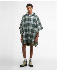 Barbour - Tartan Showerproof Poncho - Lyst