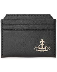 Vivienne Westwood - Plain Leather Orb Kent Card Holder - Lyst