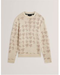 Ted Baker - Crew Neck Knitted Top - Lyst