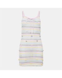 CASABLANCA - Crochet Mini Dress - Lyst