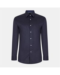 BOSS - H Hank Kent Long Sleeve Oxford Shirt - Lyst
