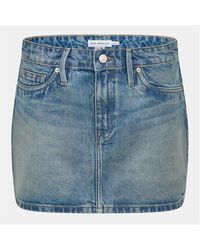 GOOD AMERICAN - Mini Five-Pocket Denim Skirt - Lyst