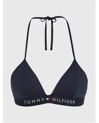 Tommy Hilfiger - Fixed Triangle Bikini Top - Lyst