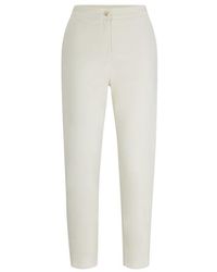 BOSS - Tolinda D Straight Leg Trousers - Lyst