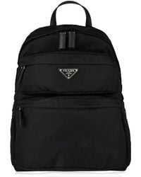 prada men's nylon backpack