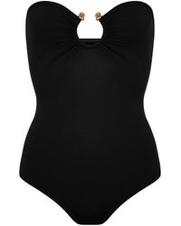 Bottega Veneta - Stretch Nylon Swimsuit With Knot Ring - Lyst