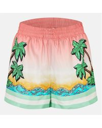 CASABLANCA - Casa Woven Tracksuit Shorts - Lyst