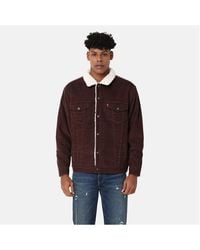 Levi's - Type 3 Sherpa Cotton Mix Long Sleeve Denim Jacket - Lyst