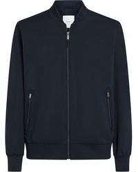Calvin Klein - Matte Long Sleeve Bomber Jacket - Lyst