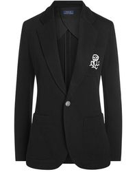 Polo Ralph Lauren - Cotton Long Sleeve Single Breasted Blazer - Lyst