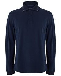 Gieves & Hawkes - Long Sleeve Polo Shirt - Lyst