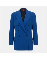 HUGO - Amalisa Tailored Fit Blazer - Lyst