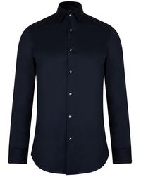 BOSS Jenno Slim Fit Shirt - Blue