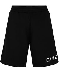 Givenchy - Giv Boxy Fit Fleece Jogger Shorts - Lyst