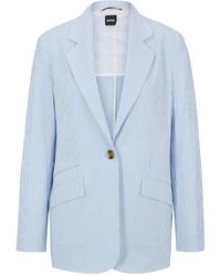 BOSS - Jopeta Structured Formal Jacket - Lyst