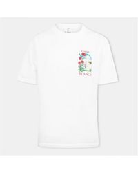 CASABLANCA - Casa Days Print Oversized T-Shirts - Lyst