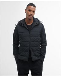 Barbour - Stanley Hooded Quilted Sweatshirt - Lyst