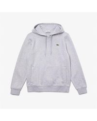 Lacoste - Embroidered Croc Hoodie - Lyst