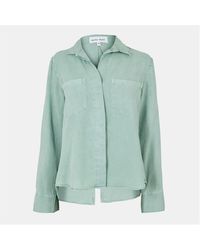 Bella Dahl - Split Back Long-Sleeve Plain Shirt - Lyst