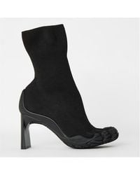 Balenciaga - Structured Designer Ankle Heeled Boots - Lyst