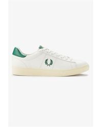 Fred Perry - Spencer Leather Low-Top Trainers - Lyst