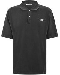 Acne Studios - Short Sleeve Polo Shirt - Lyst
