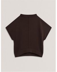 Ted Baker - Cupro Crew Sweatshirt - Lyst
