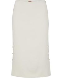 BOSS - Vevoka Tailored Pencil Skirt - Lyst