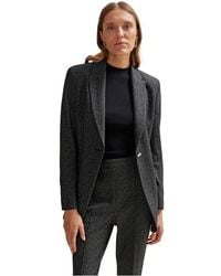 BOSS - Jubeka Single-Breasted Structured Blazer - Lyst