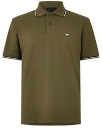 Emporio Armani - Short Sleeve Polo Shirt - Lyst