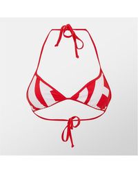 DIESEL - Triangle Cup Adjustable Tie Bikini - Lyst