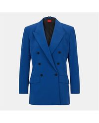 HUGO - Amalisa Tailored Fit Blazer - Lyst