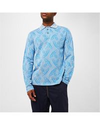 Vivienne Westwood - All Over Orb Print Polo Shirt - Lyst