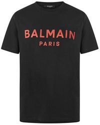Balmain - Lg Tee Sn64 - Lyst