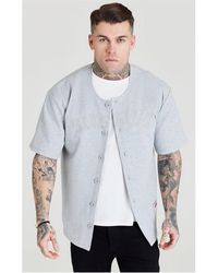 SIKSILK - Applique Logo Baseball Jersey - Lyst