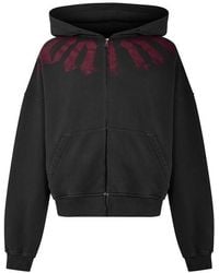 Palm Angels - Cropped Zip-Up Hoodie - Lyst