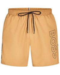 BOSS - Swim Shorts With Logo Detail (Stormfish) - Lyst