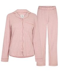 Chelsea Peers - Cotton Long Sleeve Pyjama Set - Lyst