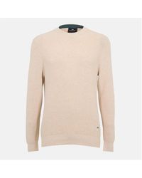 Paul Smith - Knitted Patch Relaxed Fit Crew Neck Jumper - Lyst