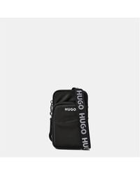HUGO - Crossbody Zip Phone Bag - Lyst