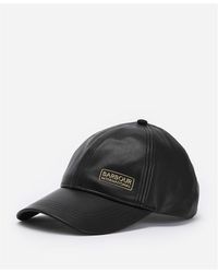 Barbour - Christa Faux-leather Sports Cap - Lyst