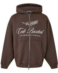 Cole Buxton - Logo Cotton International Zipped Hoodie - Lyst